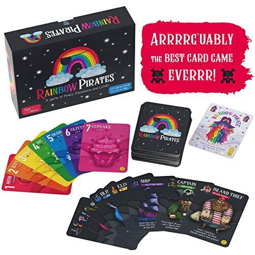 Rainbow Pirates Rainbow Pirates - Fun Family Game for Kids, Teens & Adults, Rummy Style Card Game for 2-5 Players
