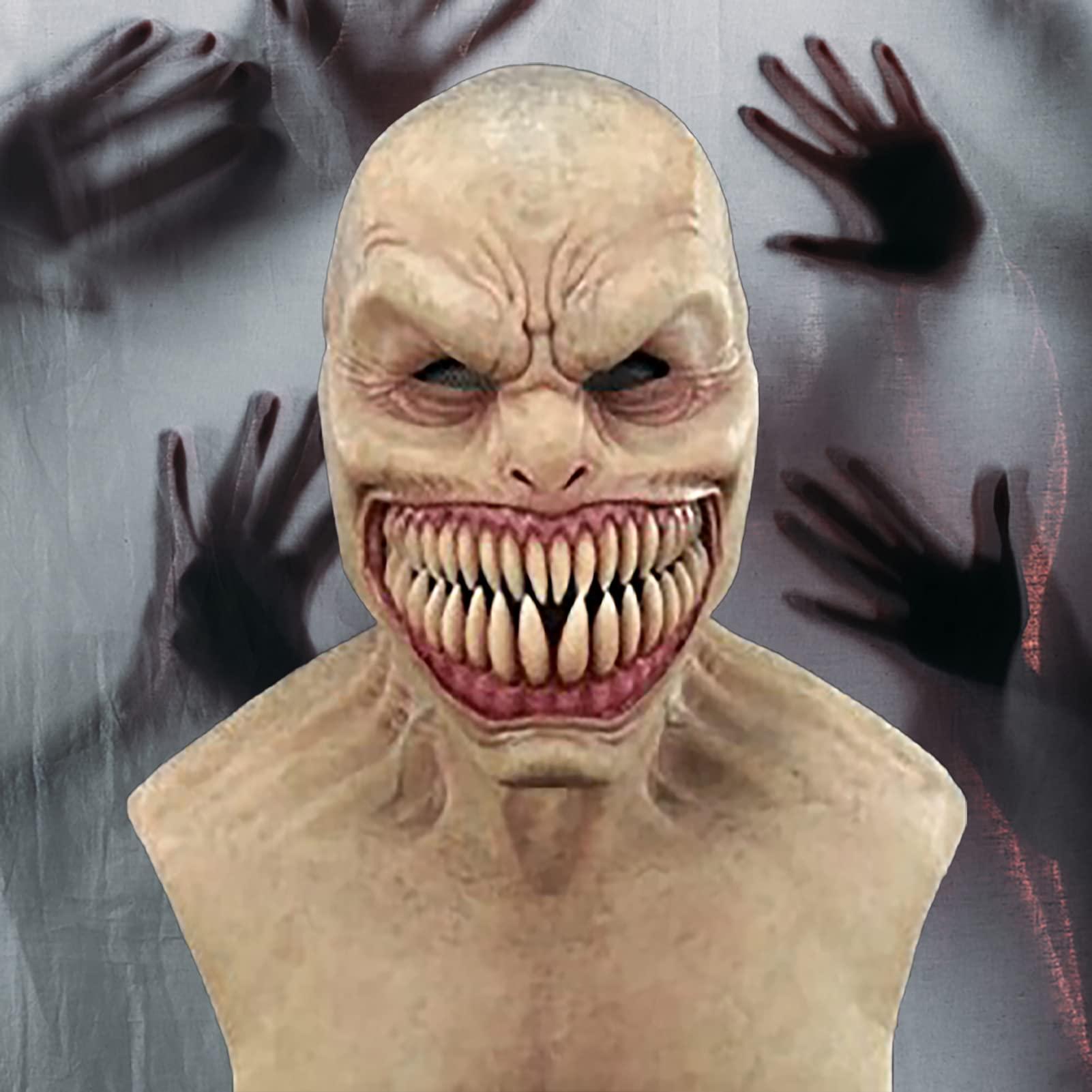Wirlsweal Wirlsweal Cosplay Scary Mask, Scary Dracula Monster Costume Party Horror Demon Zombie (G)