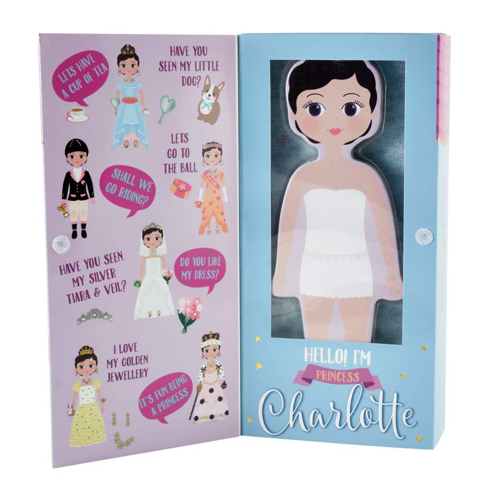 Floss & Rock Floss & Rock Magnetic Dress Up Wooden Doll - Charlotte