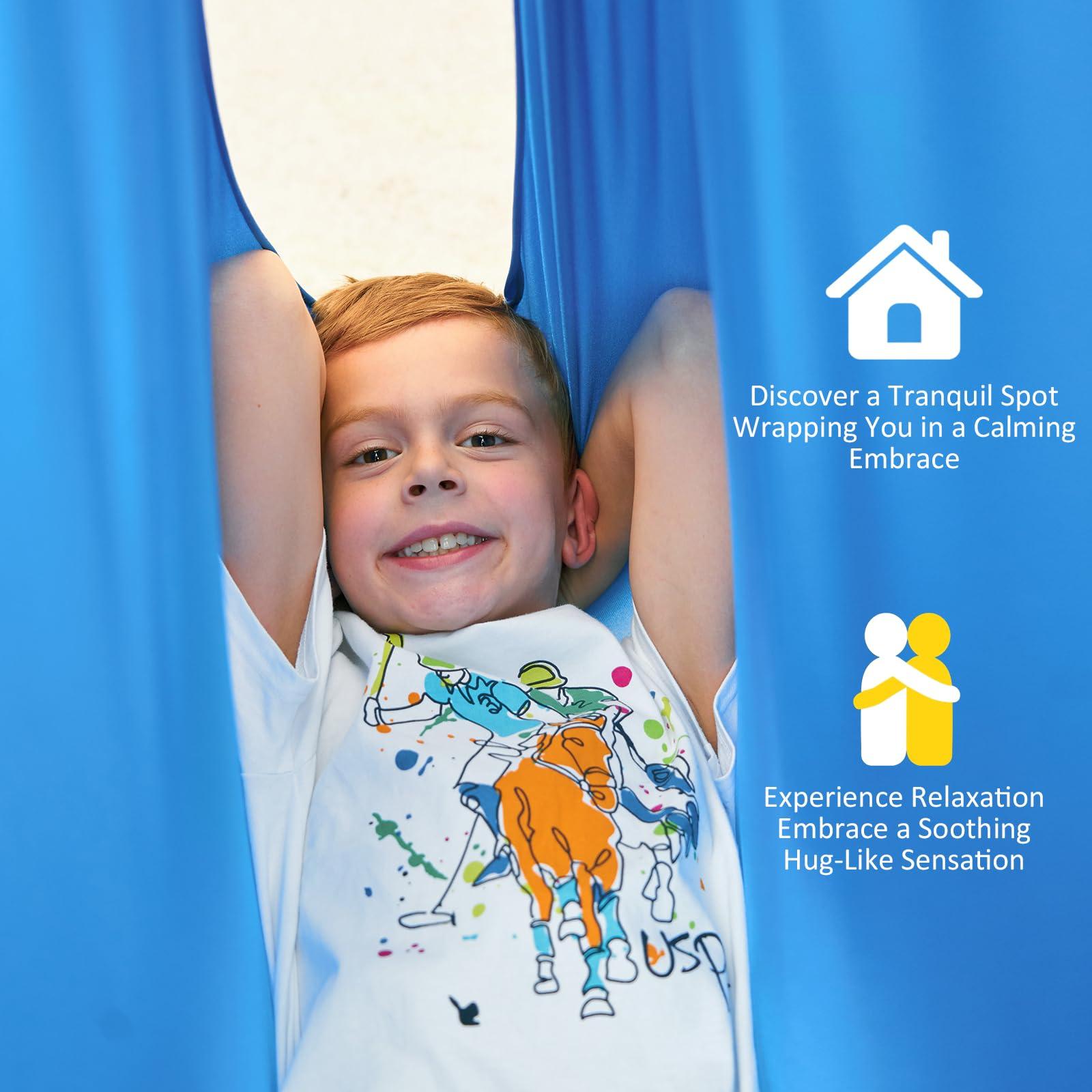 YAERSI Sensory Swing,Therapy Swing for Kids with Special Needs (Hardware Included),Sensory Swing for ADHD, Autism, Sensory Processing,Therapy Swing