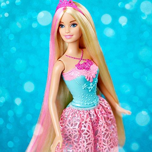 Barbie Barbie Princess Doll with Styling Beads in Her Pink-Streaked Hair