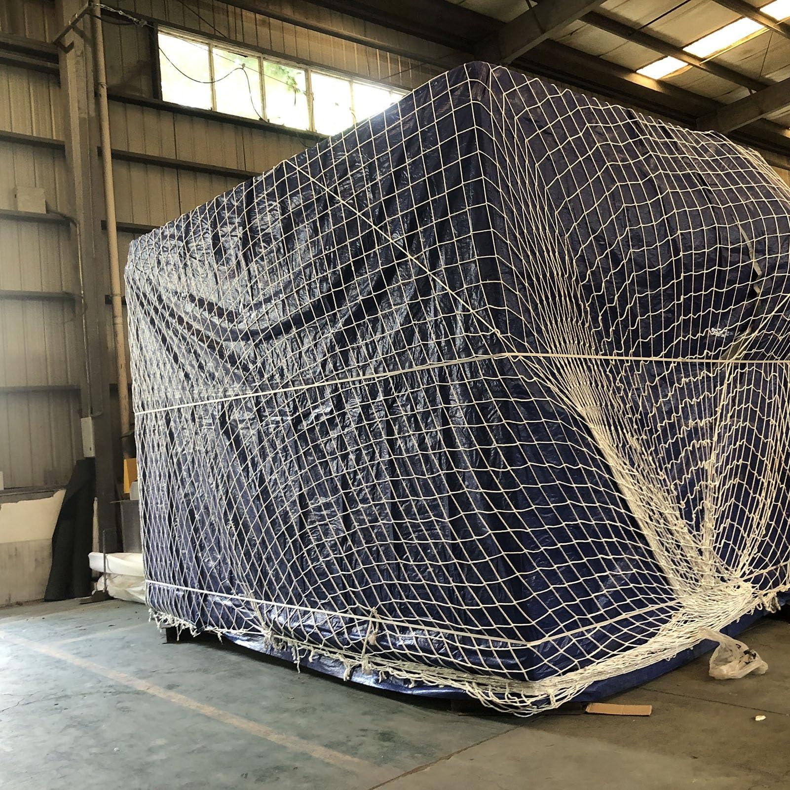 MYJIO MYJIO White Safety Net Pet Safety Net Stair Fall Prevention Net Garden Decoration Net6mm Thick Wear-ResistantMultifunction (Color : White5cm mesh, Size : 5x5m(16x16ft))