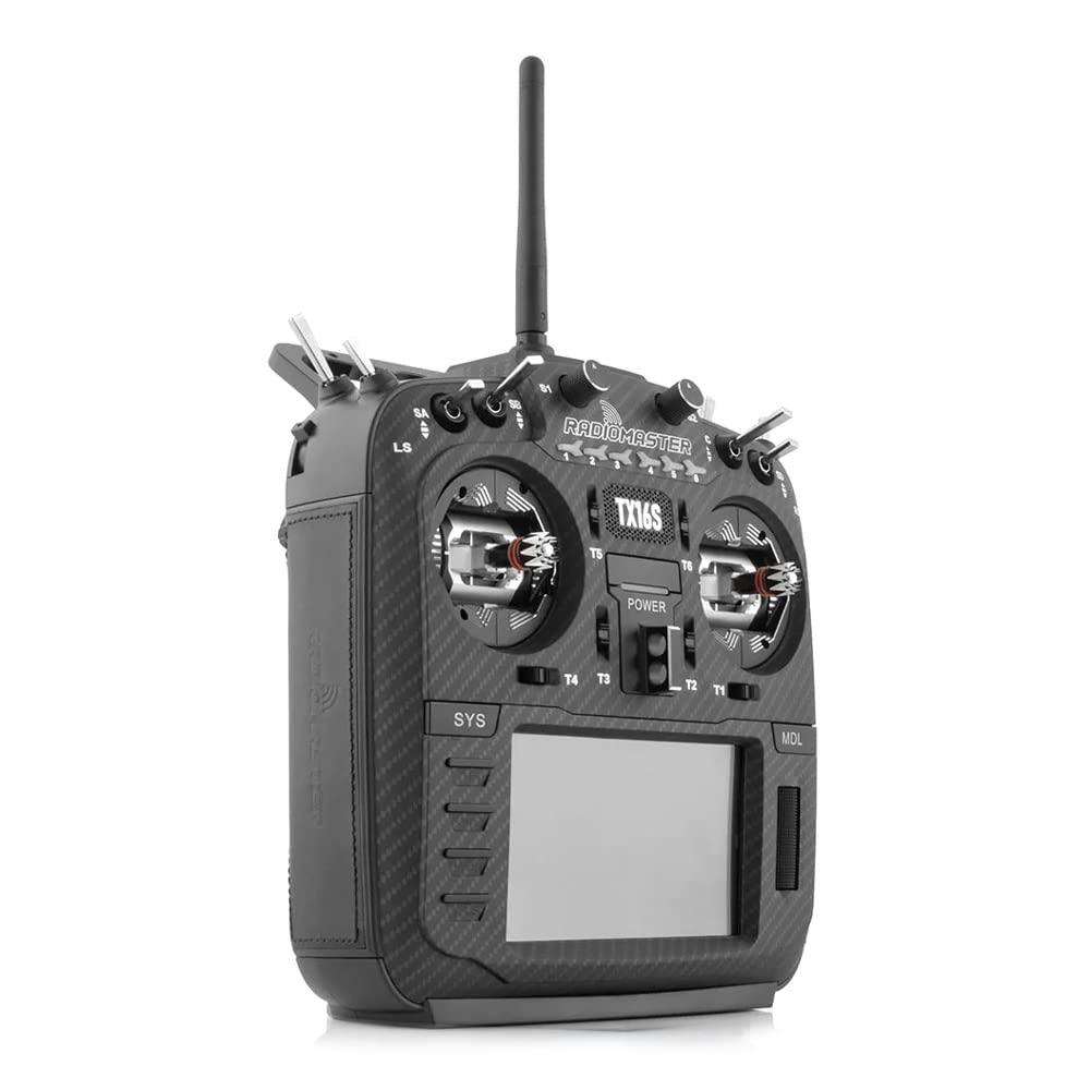 RADIOMASTER RADIOMASTER TX16S MKII MAX 2.4GHz 16CH Radio Transmitter - Multi-Protocol w/ AG01 Gimbals - Black