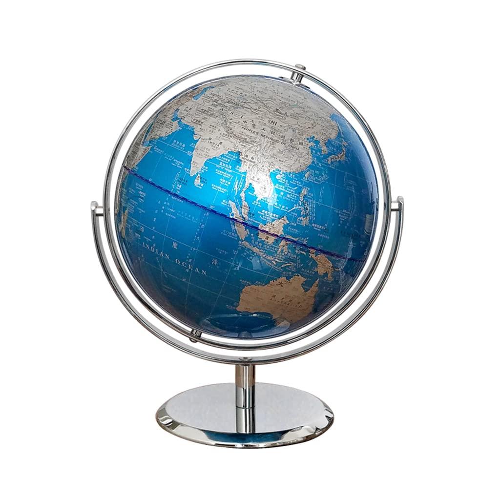 wAxd wAxd Decorative Globe Desktop World Globes Hd World Globe with Stand for Student Teaching Geographic World Globe Office Study Decoration, Chinese and English Perfect and Practical