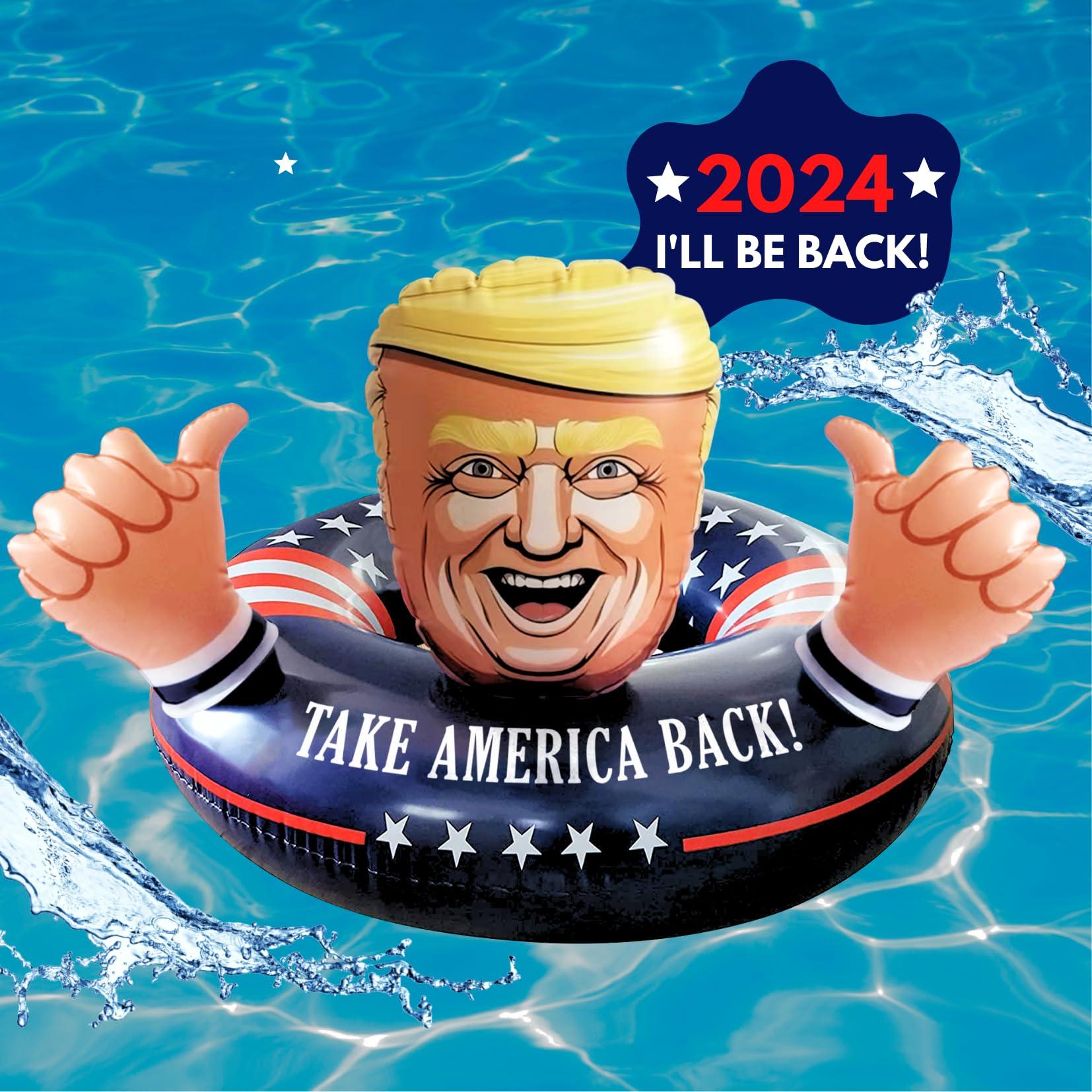 NINOSTAR NINOSTAR Inflatable Pool Float American Pool Float for Summer Pool Party