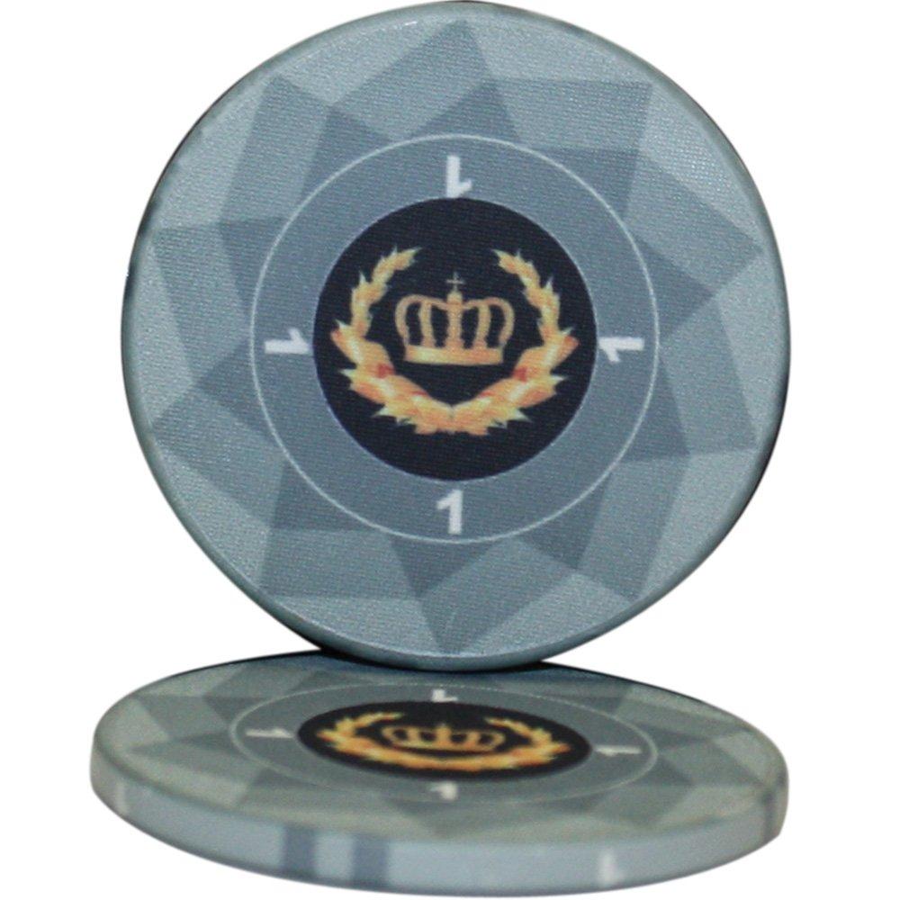 Mrc Poker Laurel Crown 10gm Ceramic Poker Chip Sample Set - 12 New Chips