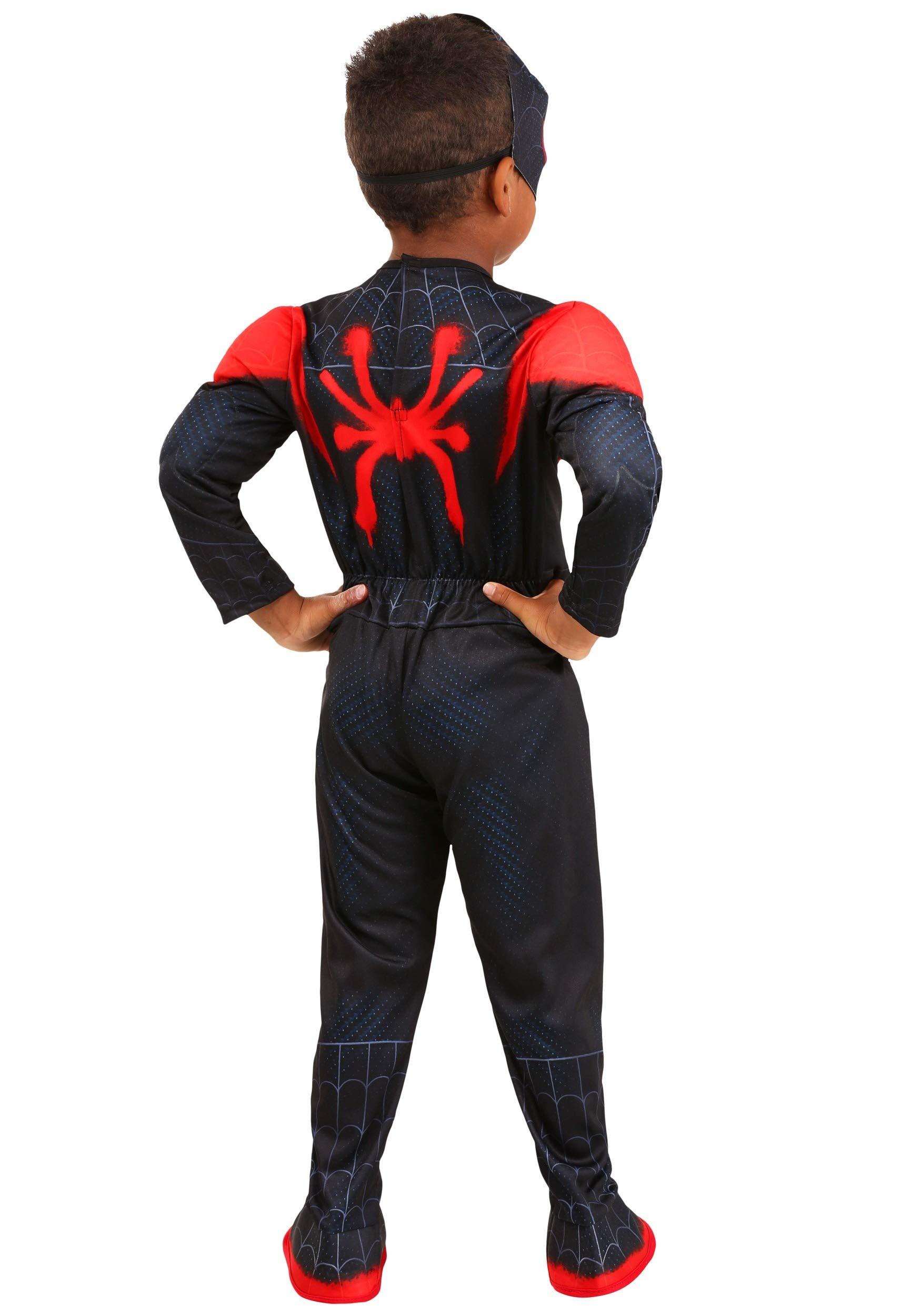 Rubie\'s Rubies Toddler Deluxe Miles Morales Costume - 2T Black
