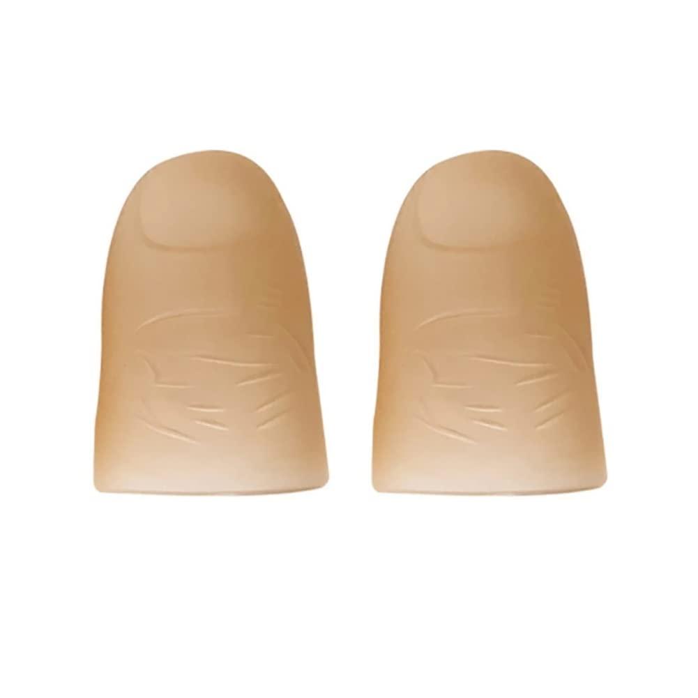 Surakey Surakey 2 Pcs Thumb Light Magic Finger Light Up Thumb Tips LED Finger Lamp Thumbs Light Party Magic Stage Tricks Performance Props Tool for Funny Toys - Blue