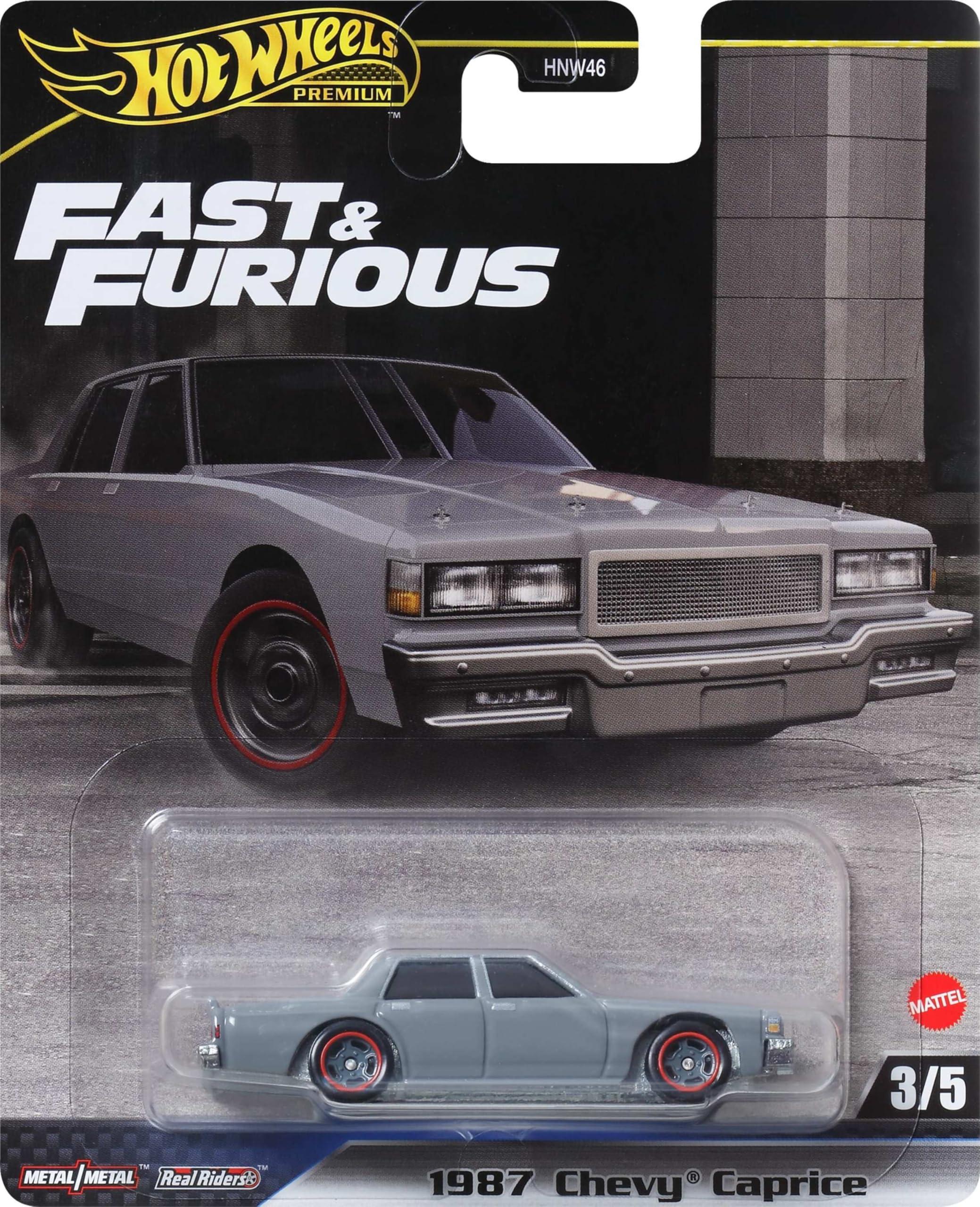 Hot Wheels Hot Wheels Cars, Premium Fast & Furious 1:64 Scale Die-Cast Car for Collectors Inspired by Fast & Furious Movie Franchise