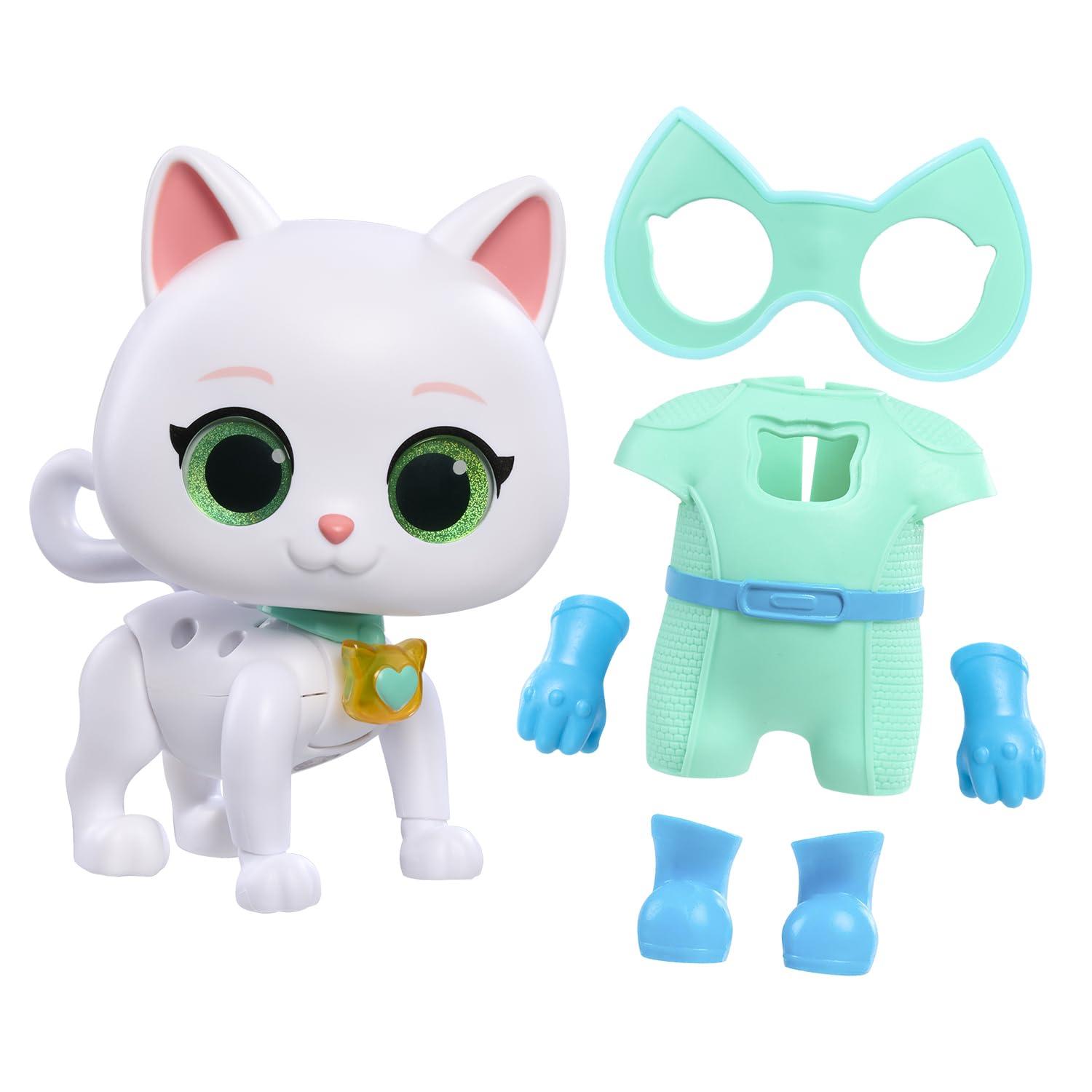 Just Play Just Play Disney Junior SuperKitties Cat-Tastic Transforming Bitsy, Toys for Kids Ages 3 Up