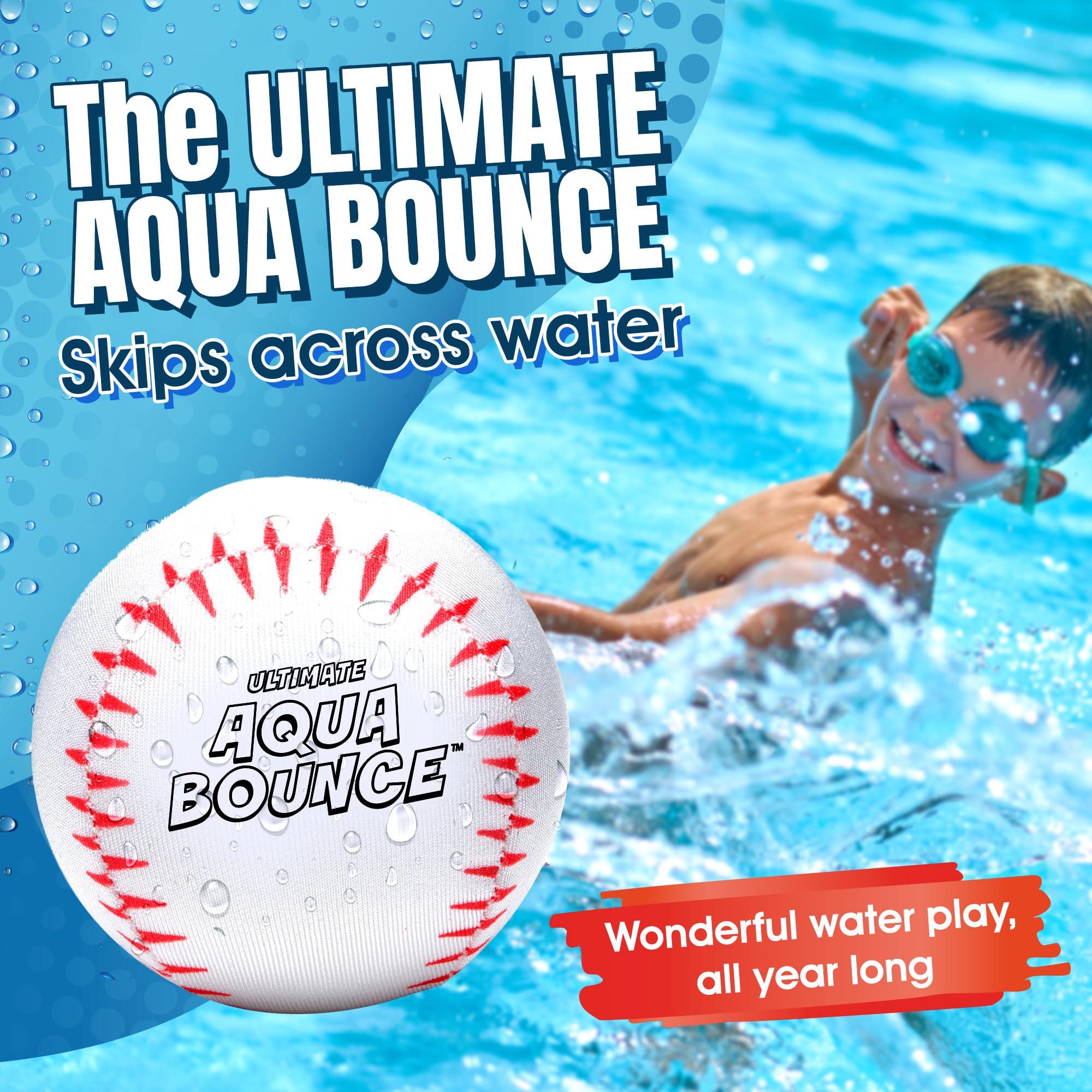 Activ Life Ultimate Larger 3 Size Skip Balls (Baseball) Beach Pool Toys for Kids Ages 8-12 Year Old Boys Girls Gifts Easter Basket Stuffers for Teens Family Fun Water Games Adult Men Women Best Birthday Present