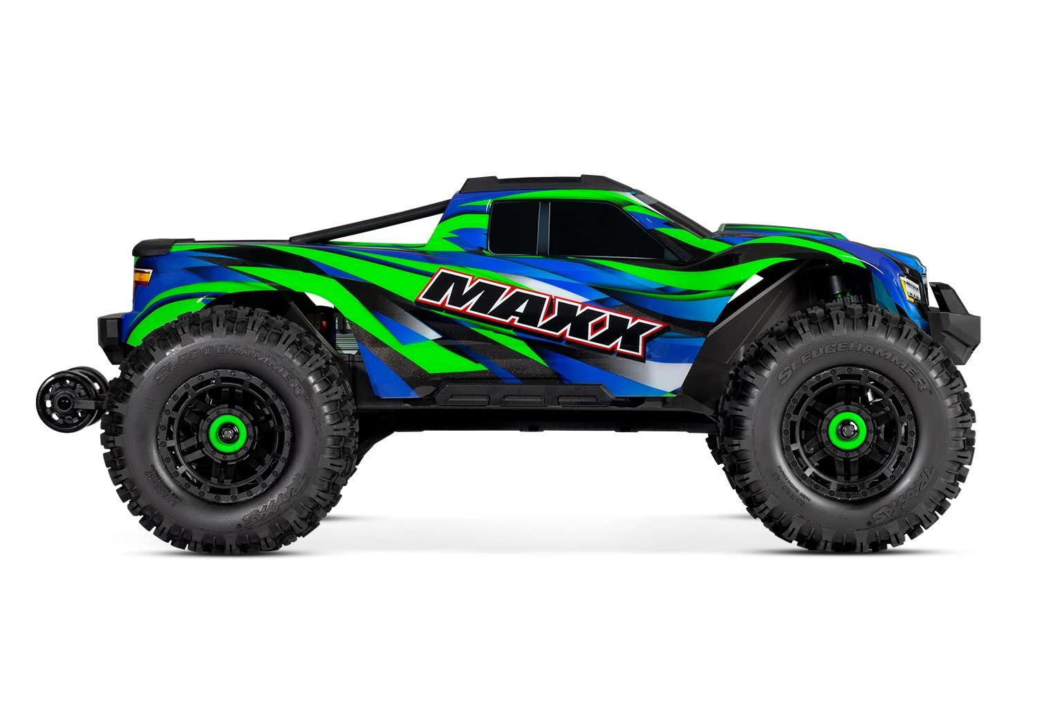 Traxxas TRAXXAS Maxx Wide Green 1:10 RC Model Car Monster Truck 4WD RTR 2.4GHz