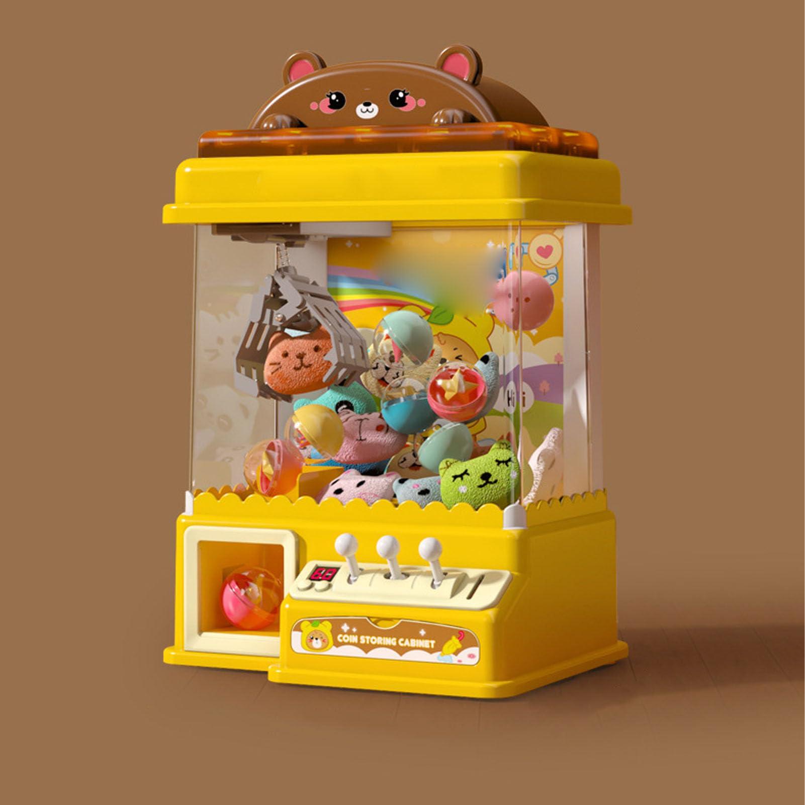 Generic Claw Game Machine, Electronic Game Machine Children Cartoon Bear USB Power Supply Mini Toy Grabber Machine