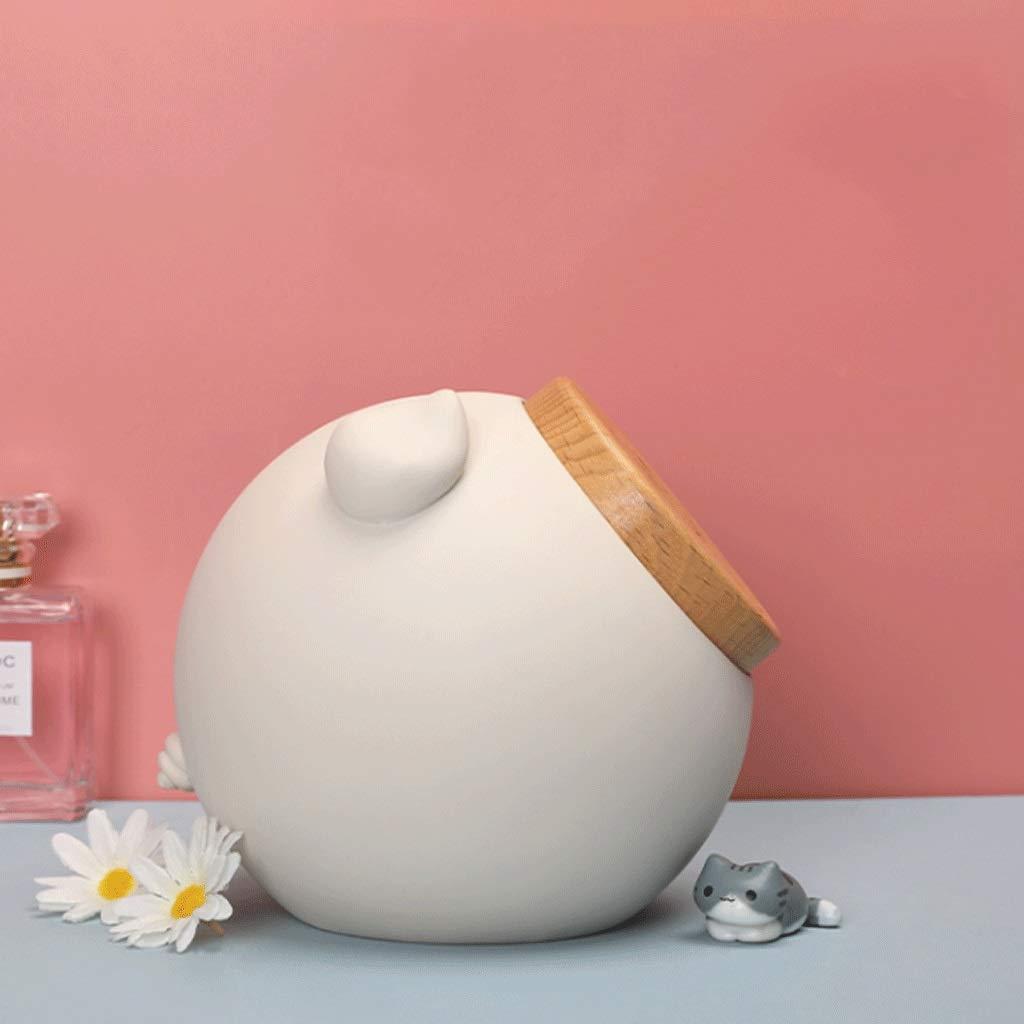 hehe Piggy Bank, Coin Bank, Coin Counter for Kids,for Decoration Or As Gift On Christmas, Pink/Beige-Beige||L