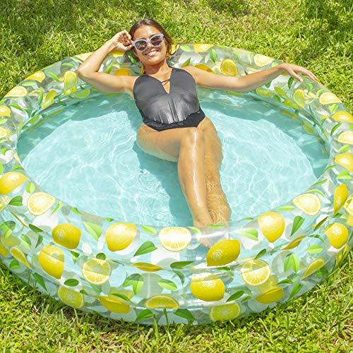 Poolcandy Poolcandy Lemon Print Designer Sunning Pool