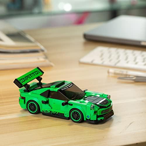 Block Builder Block Builder Porsche 911 Racing Car Building Block Set (358 Pieces). Racing Car Building Blocks for Kids and Adults