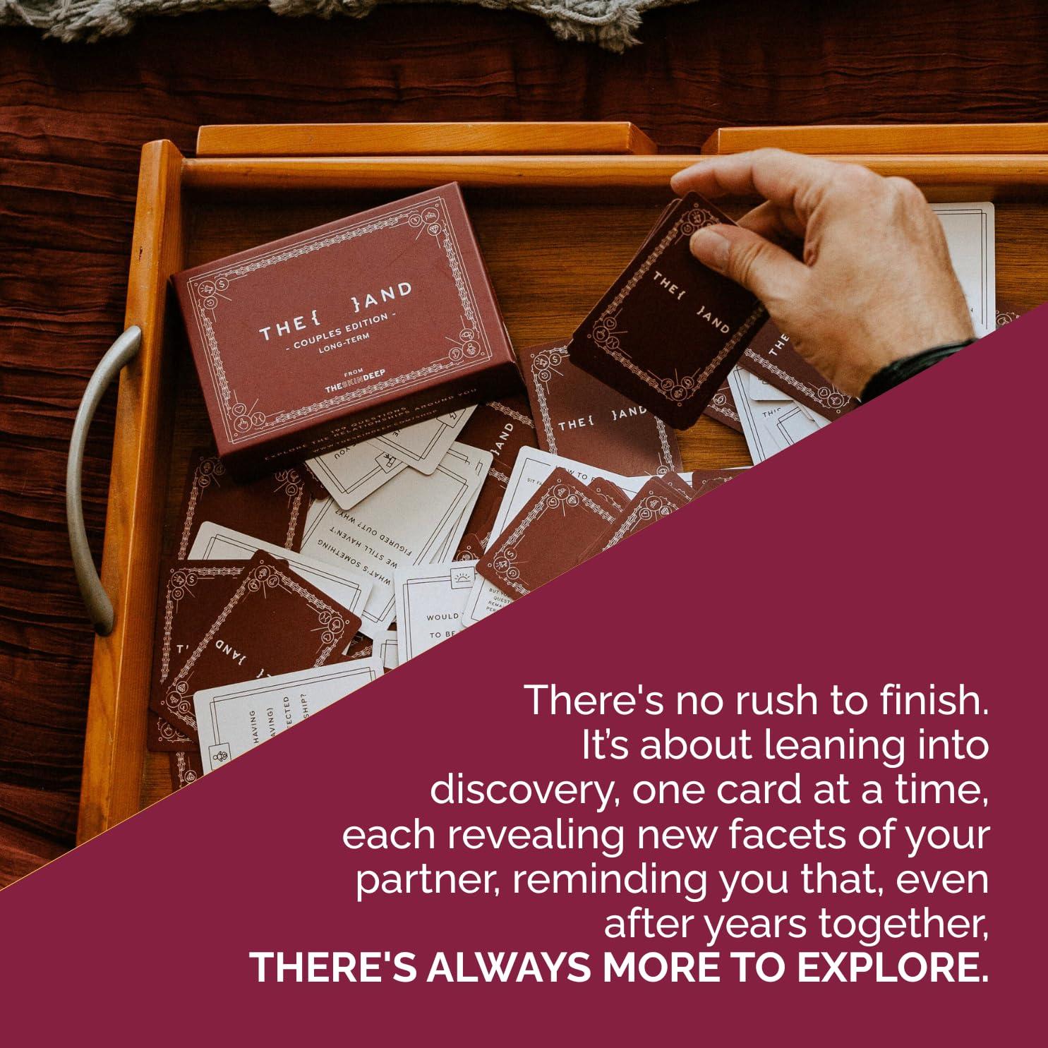 {THE AND} {THE AND} Long Term Couples Edition - 199 Meaningful Conversation Cards for Couples - Questions to Reconnect & Deepen Relationships - Couples Card Game to Reflect & Rediscover Love by The Skin Deep