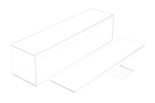 Better Display Cases Better Display Cases Clear Acrylic Figurine Display Case for Doll Bobblehead Action Figure or Collectible Toy Figure (A021-CB-TT)