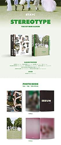 StayC StayC - Stereotype (The1st Mini Album) Type B.+BolsVos K-POP Webzine (20p), Decorative Stickers, Photocards