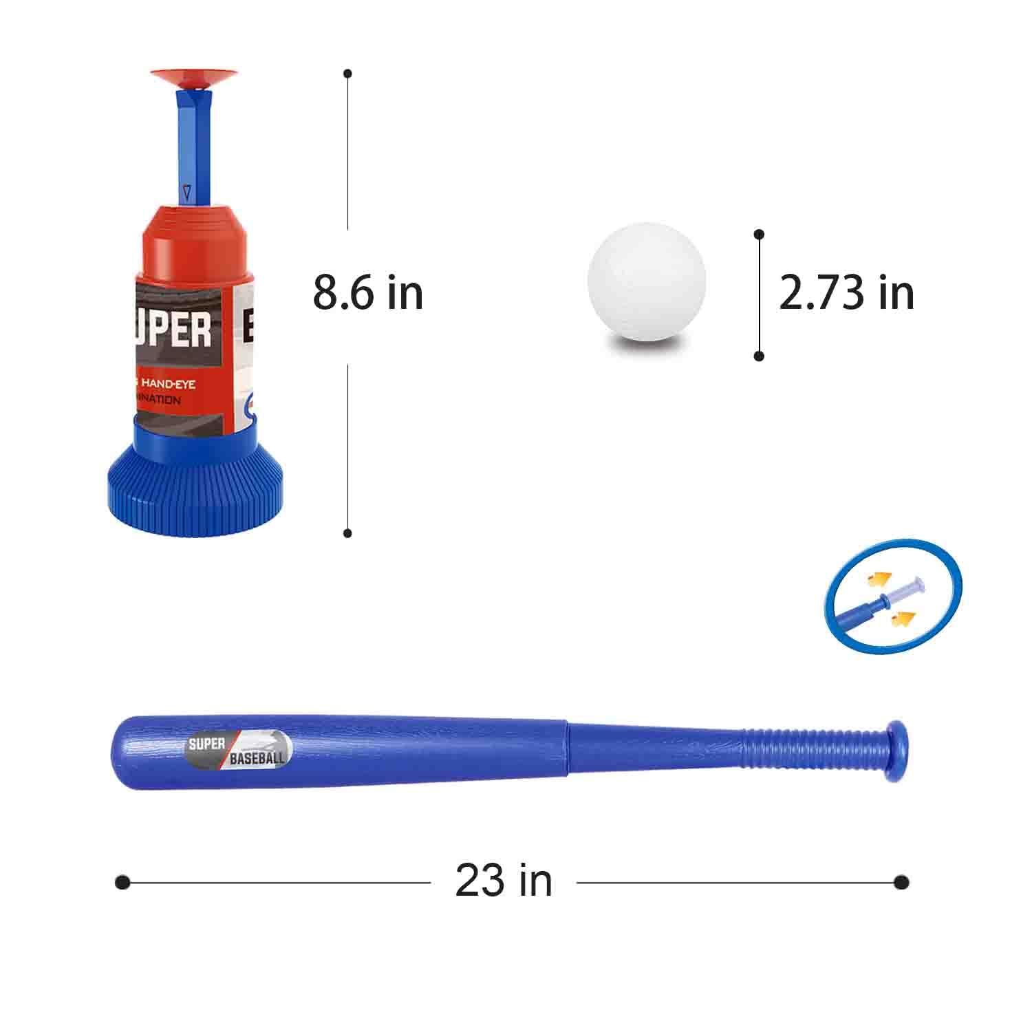 Baoswi Baoswi Toddlers Baseball Tball Set Toy Adjustable Bat Outdoor Play Sport Toy for Boys Girls Kids Baseball tee Outdoor Toys Boys