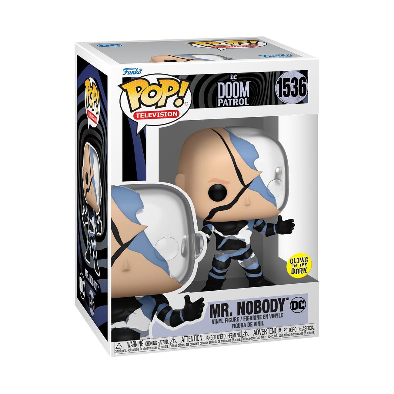 Funko Funko POP! TV: Doom Patrol - Mr. Nobody - Glow in The Dark - Collectable Vinyl Figure - Gift Idea - Official Merchandise - for Kids & Adults - TV Fans - Model Figure for Collectors and Display