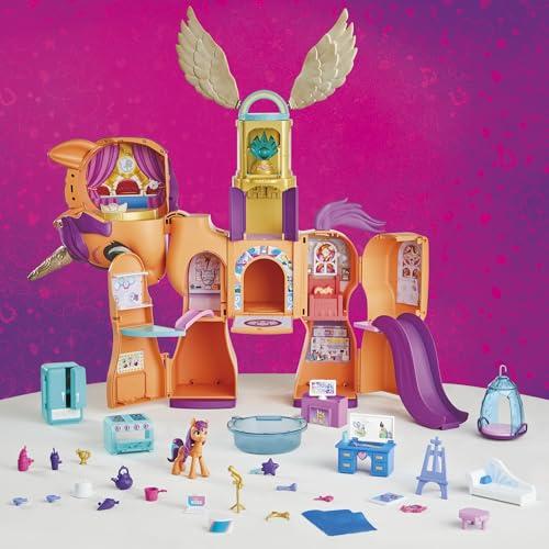 My Little Pony My Little Pony Sunny's 2-in 1 Playset, 25-Inch-Tall Transforming Doll with Figure and Accessories + Duracell Coppertop AAA Batteries 8 Count with Power Boost Ingredients (Bundle)