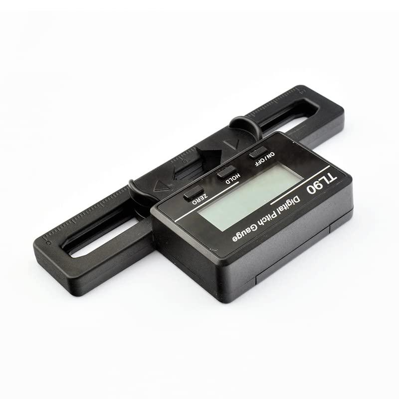 Delmitan Replacement Part For TL90 3.1 X 1.6cm LCD Digital Pitch Gauge For ST250-800 Flybarless Helicopter Black (2 X CR2032)