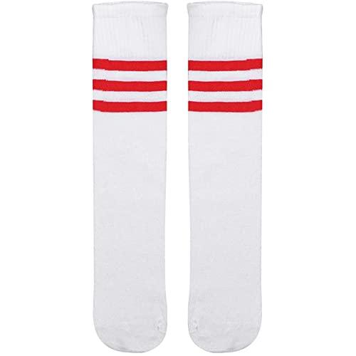 TAIKMD TAIKMD Girls Cheerleading Costumes Set Sequin Leotard Hip Hop Jazz Street Dance Suit Dress Shorts Wrist-Sleeves Socks Outfit (Red, 4-5)