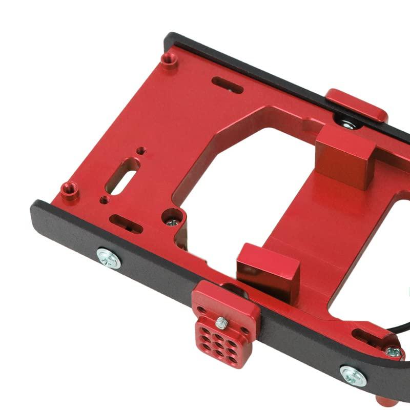 BAIJAC Metal RC Body Chassis Frame Kit Fits for WPL C14 C24 MN D90 99s Car Upgrade Truck Car Spare Parts Wheelbase Assemble Shell Frame ( Color : Black for MN )