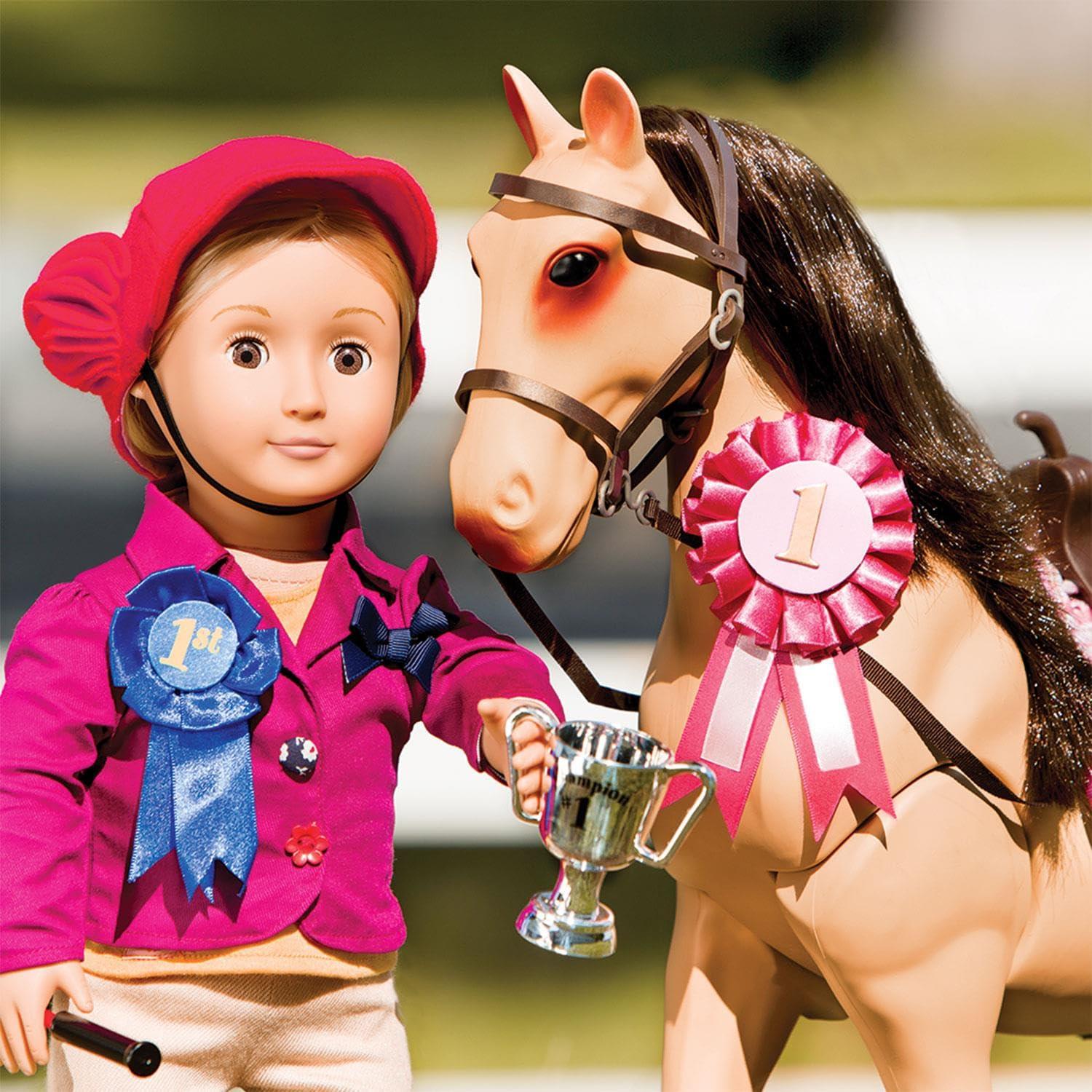 Our Generation Our Generation Poseable 20" Horse - Morgan with Accessories Fits 18" Dolls