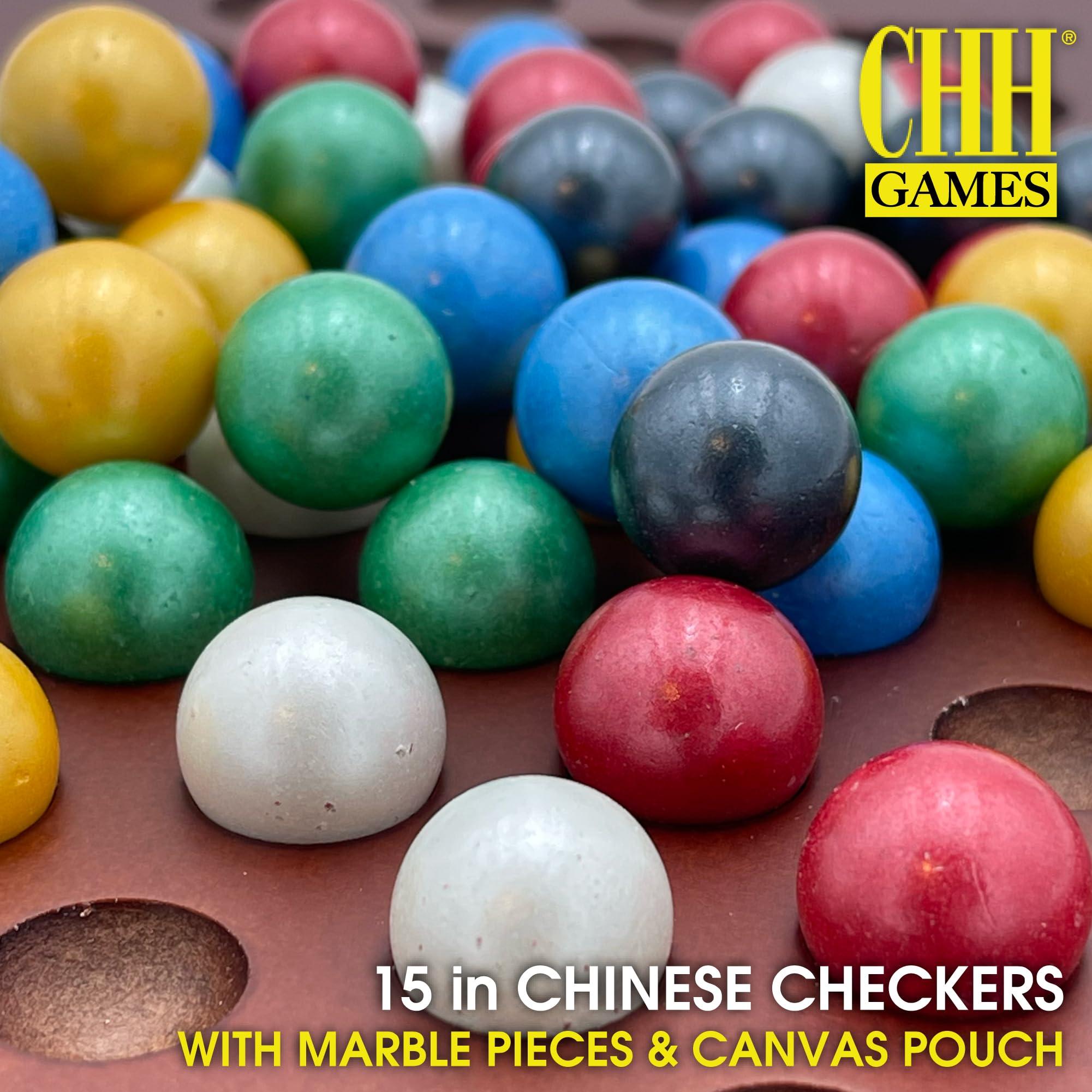 CHH CHH 15" Jumbo Chinese Checkers with Marbles