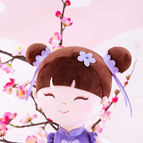Gloveleya Gloveleya Dolls Oriental Decor Chinese Fairy Tale Baby Doll 16" Crape Myrtle with Gift Box