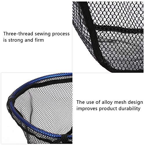 Oreilet Oreilet Small Fishing Landing Net, Fishing Net, for Keeping Lures Catching Releasing(Blue)