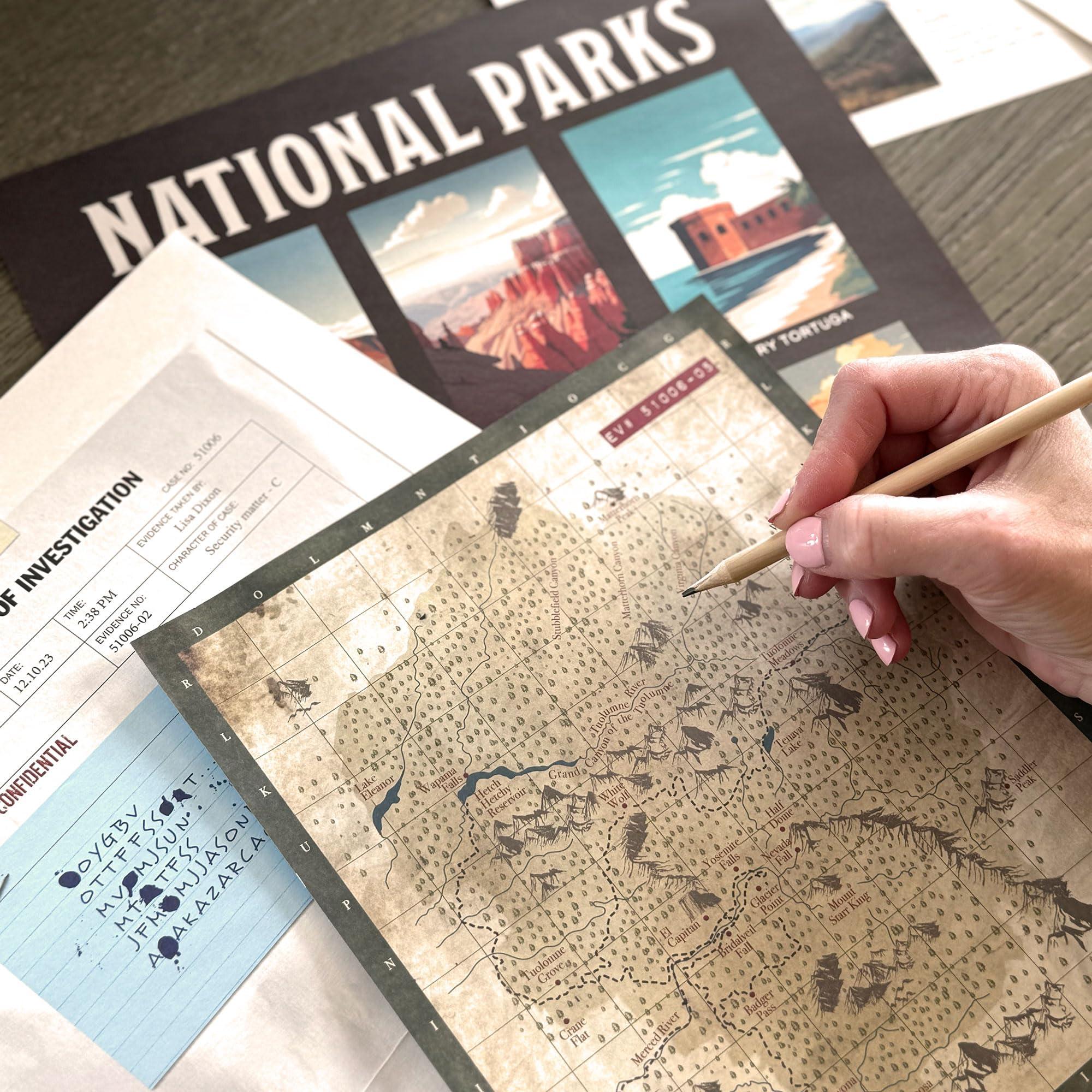 Finders Seekers Finders Seekers Mystery Game | National Parks Trail of Secrets Be a Detective and Investigate an Unsolved case, Puzzle Game Like an Escape Room, for Date Night, Game Night or Solo