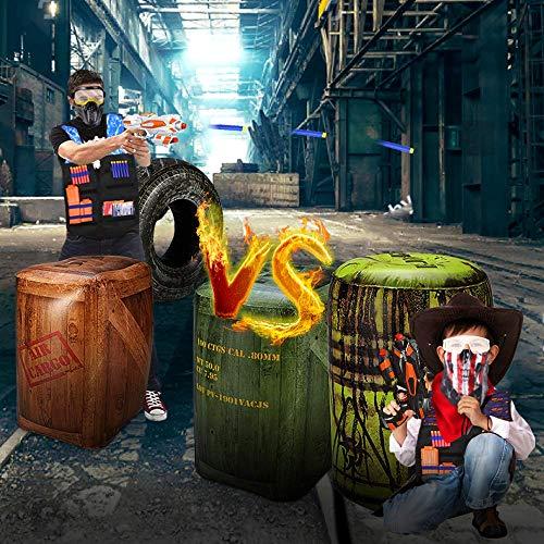 POKONBOY POKONBOY 2 Pack Blaster Guns Toy Guns for Boys Girls with 60 PCS Refill Soft Foam Darts 2 Wristbands for Kids Birthday Gifts Party Favors Hand Gun Toys for 6 7 8 Year Old Christmas