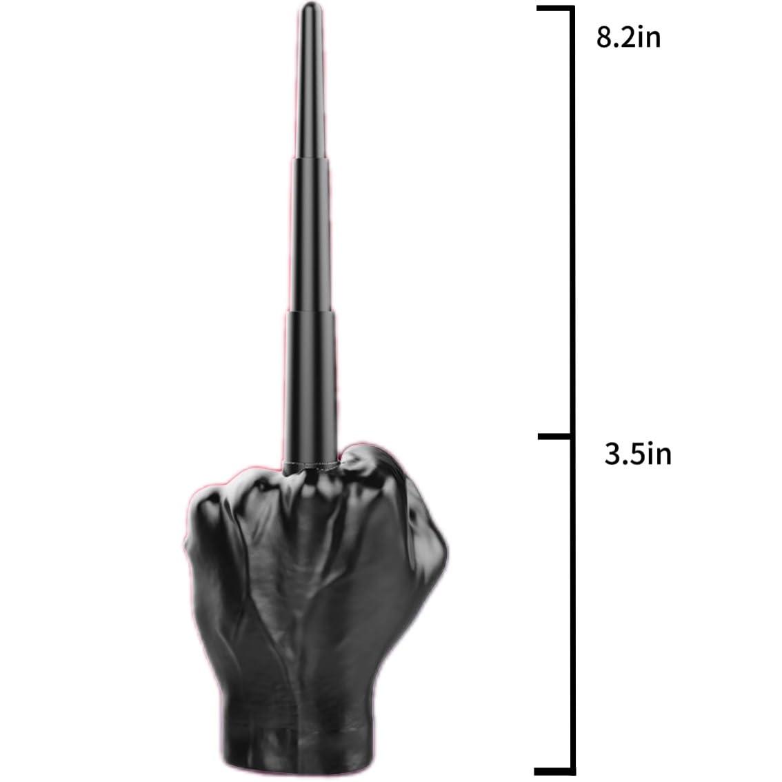 SKEPPY 2pcs Fun Retractable Middle Finger Toys,3D Printed Folding Middle Finger, Personalized Finger Gifts, Creative Middle Finger Statue Ornaments for Friends Office Funny Gag Gifts (Color : Glow-in-The-da