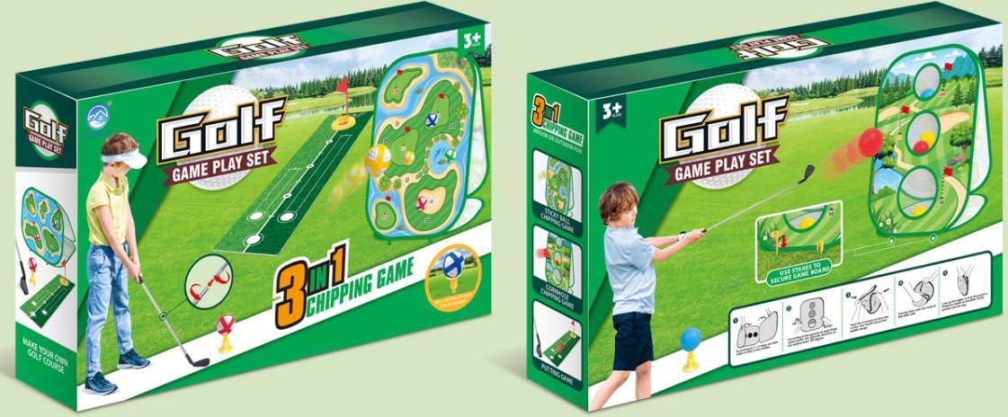 Awsoo Awsoo Golf Toys Set for Kids 3 in 1 Golf Game for Kids with Eight Golf Balls (8 Golf Balls)