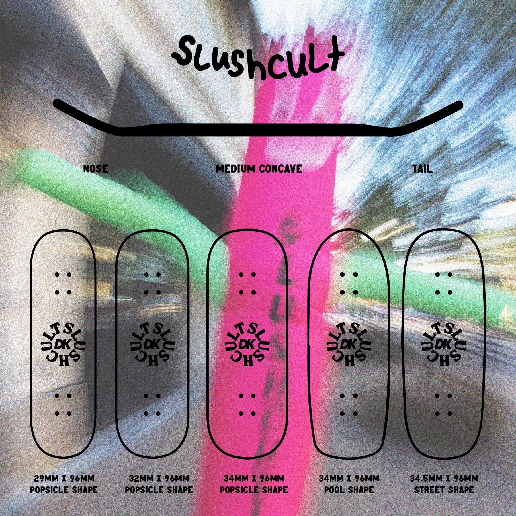 SLUSHCULT SLUSHCULT Fingerboard Deck - I Heart Fingerboarding Black / 34mm - Popsicle