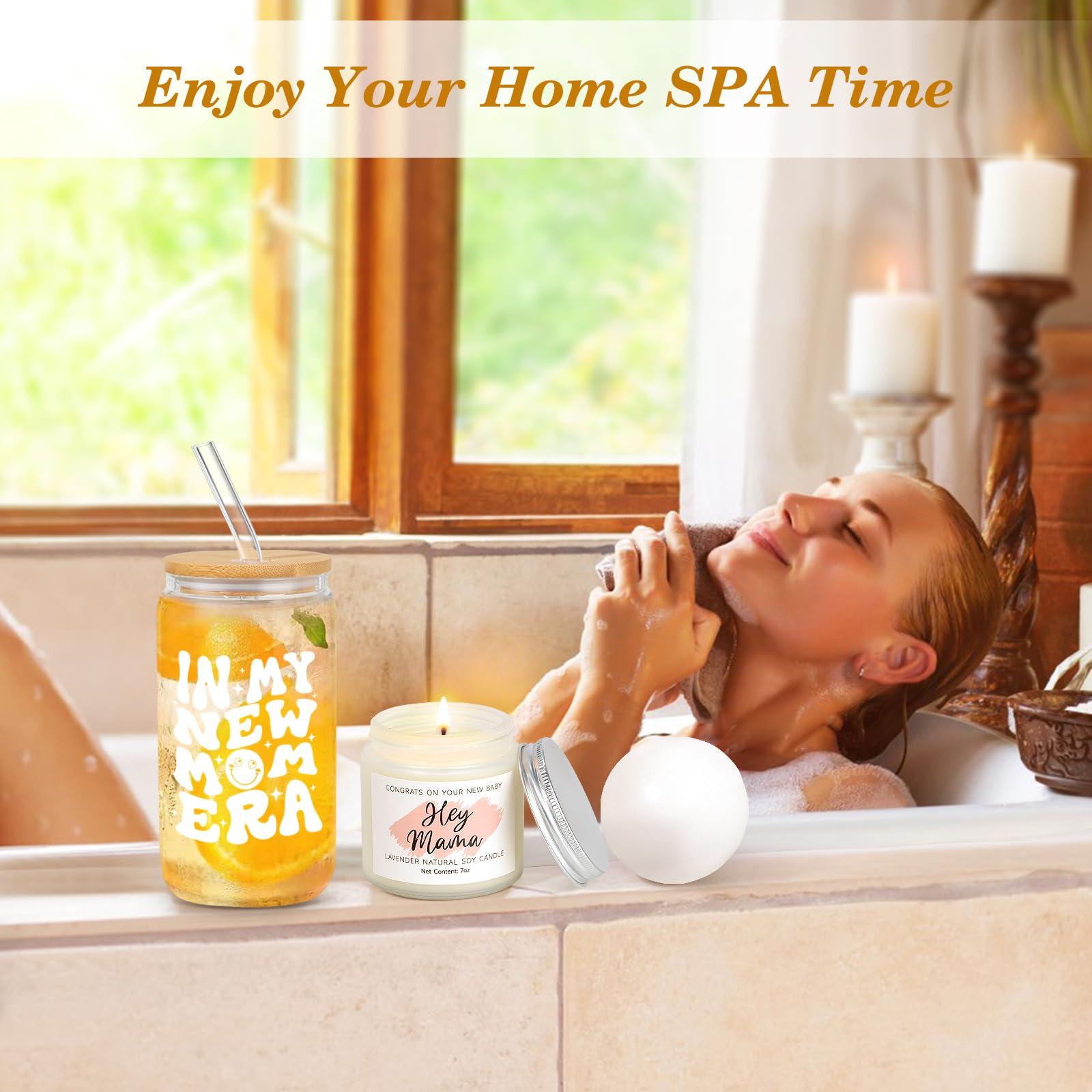 iAOVUEBY New Mom Gifts, Baby Shower Gifts for Expecting Mommy to Be, New Mom Care Package After Birth, Post Partum Essentials Self Care Package for Women, First Time Pregnancy Birthday Christmas Gifts