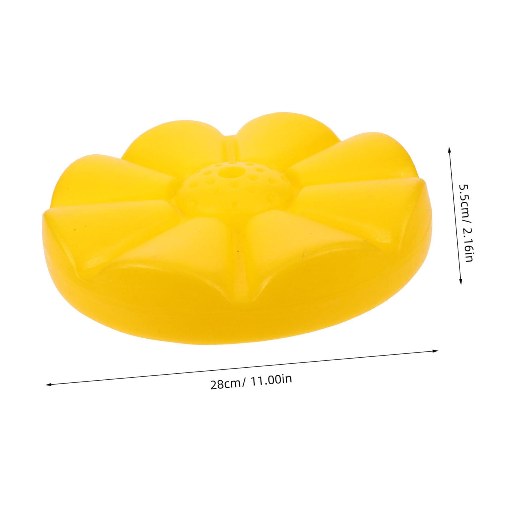 BESPORTBLE BESPORTBLE Swing Climbing Plate Outdoor Climbing Rope Toy Round Playground Swing Seat Swing Tree Accessories Swing Rope Disc Hanging Climbing Rope Board for Children Plastic Yellow