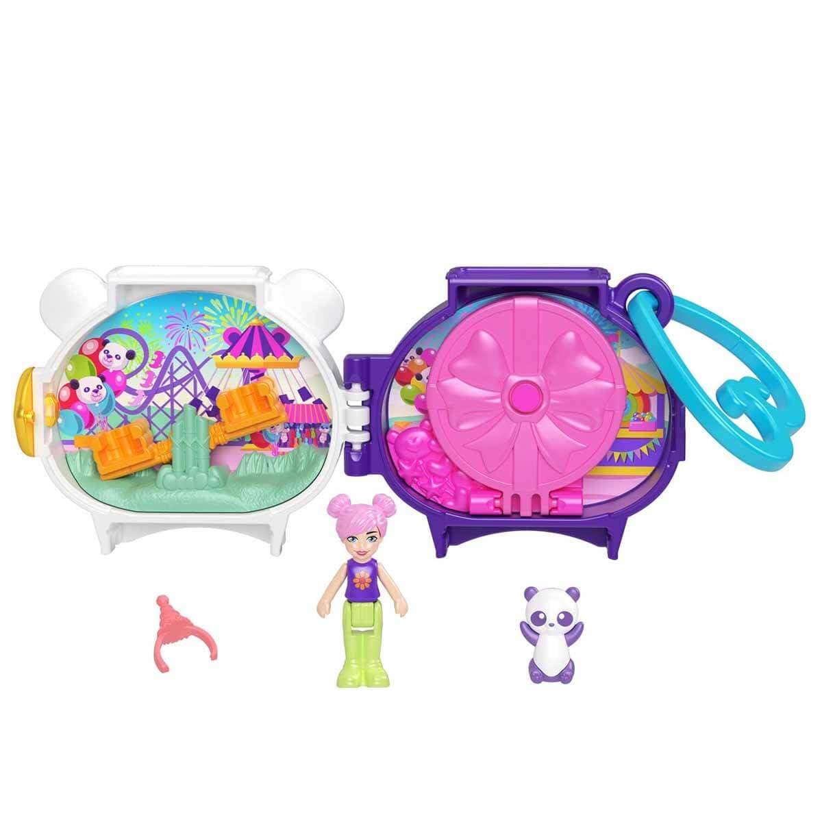 Polly Pocket Polly Pocket Cuddly Toys Compact Play Set GYV99 Panda, HRD38