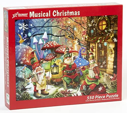 Vermont Christmas Company Vermont Christmas Musical Christmas Jigsaw Puzzle 550 Piece
