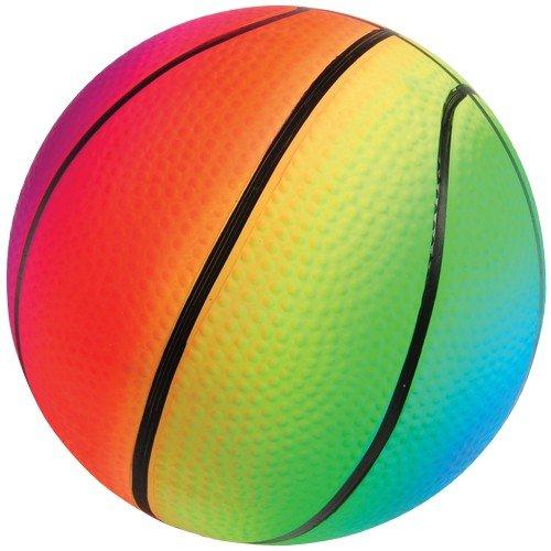 DollarItemDirect DollarItemDirect Rainbow Basketballs 5 inches, Sold by 4 Dozens