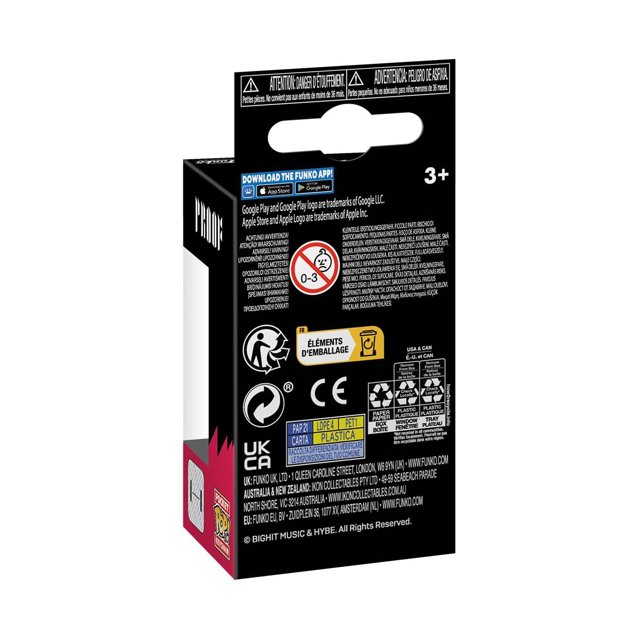 Funko Funko POP! Keychain: BTS - Jin Novelty Keyring - Collectable Mini Figure - Stocking Filler - Gift Idea - Official Merchandise - Music Fans - Backpack Decor