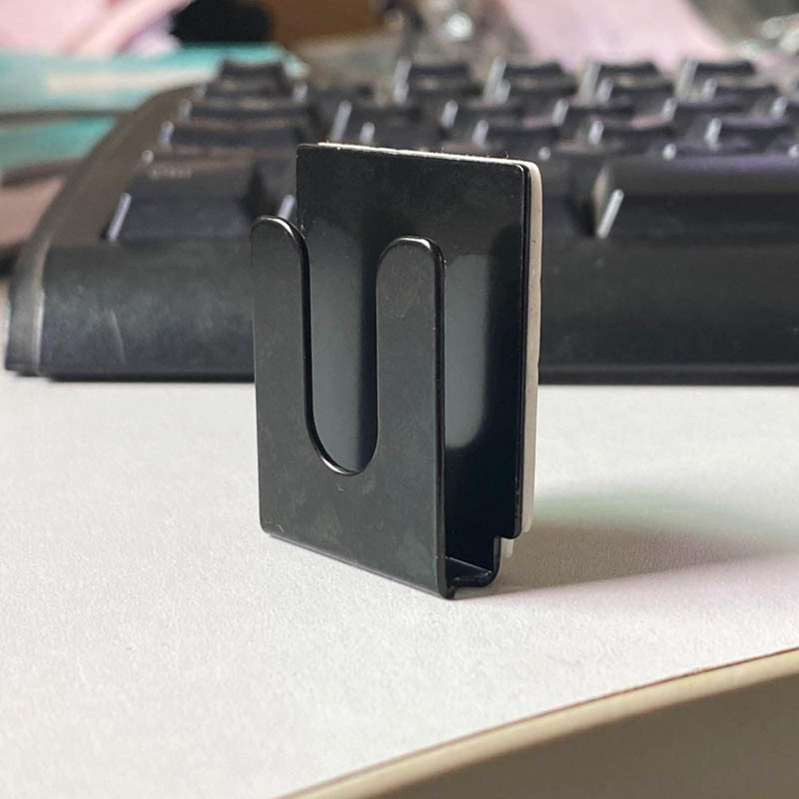 Techinal CB Mic Holder Mobile Radio Microphone Hang-Up Clip for Car Radio Walkie-Talkie Metal Hook Stick to Car Car Mic Holder