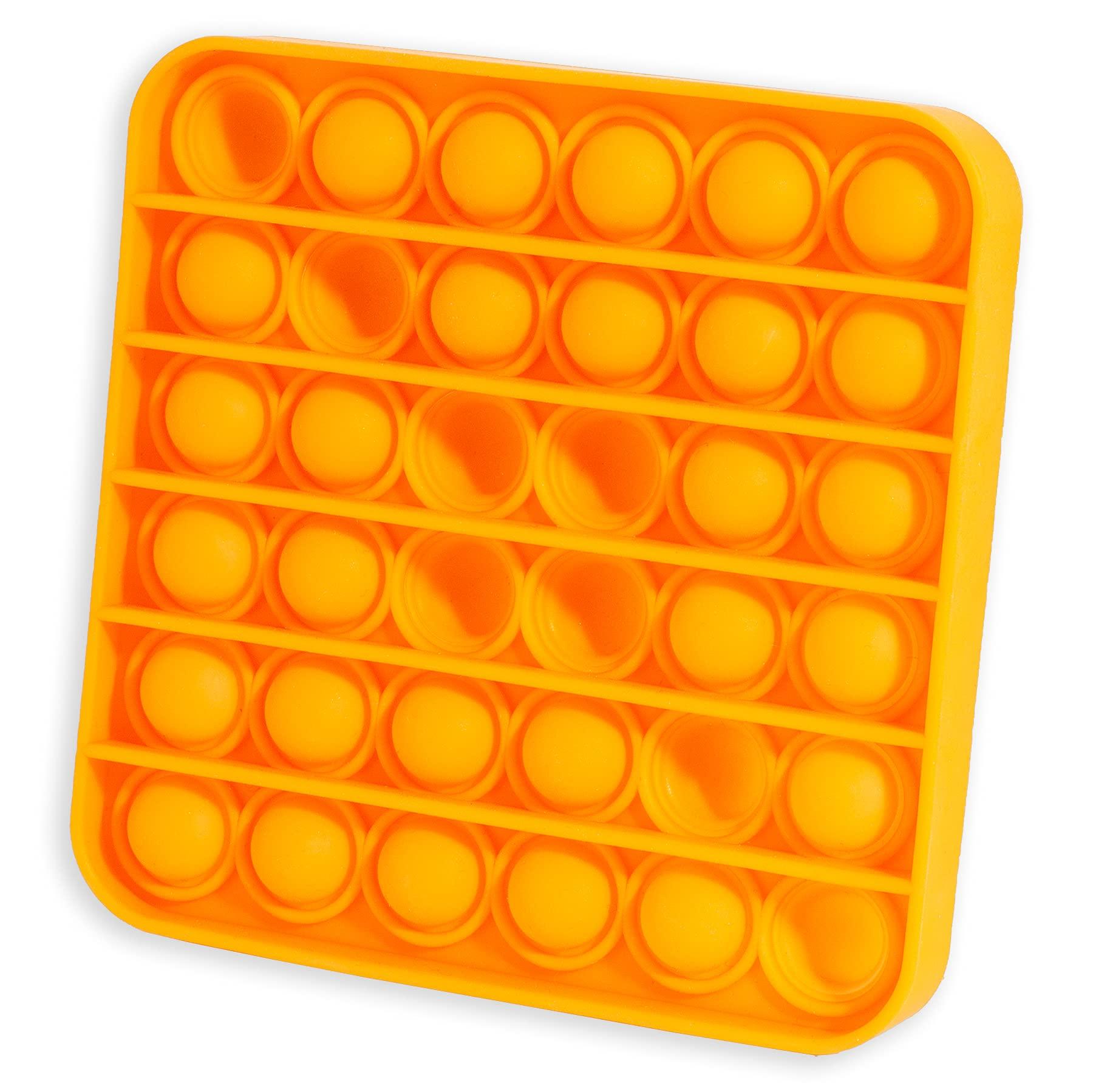Stages Sensory Builder: Push Pop Bubble Fidget Sensory Toy for Anxiety, Autism, ADD and ADHU, popit Special Needs Stress Reliever: Popit Set of 4 (Round, Square, Octagon and Heart)