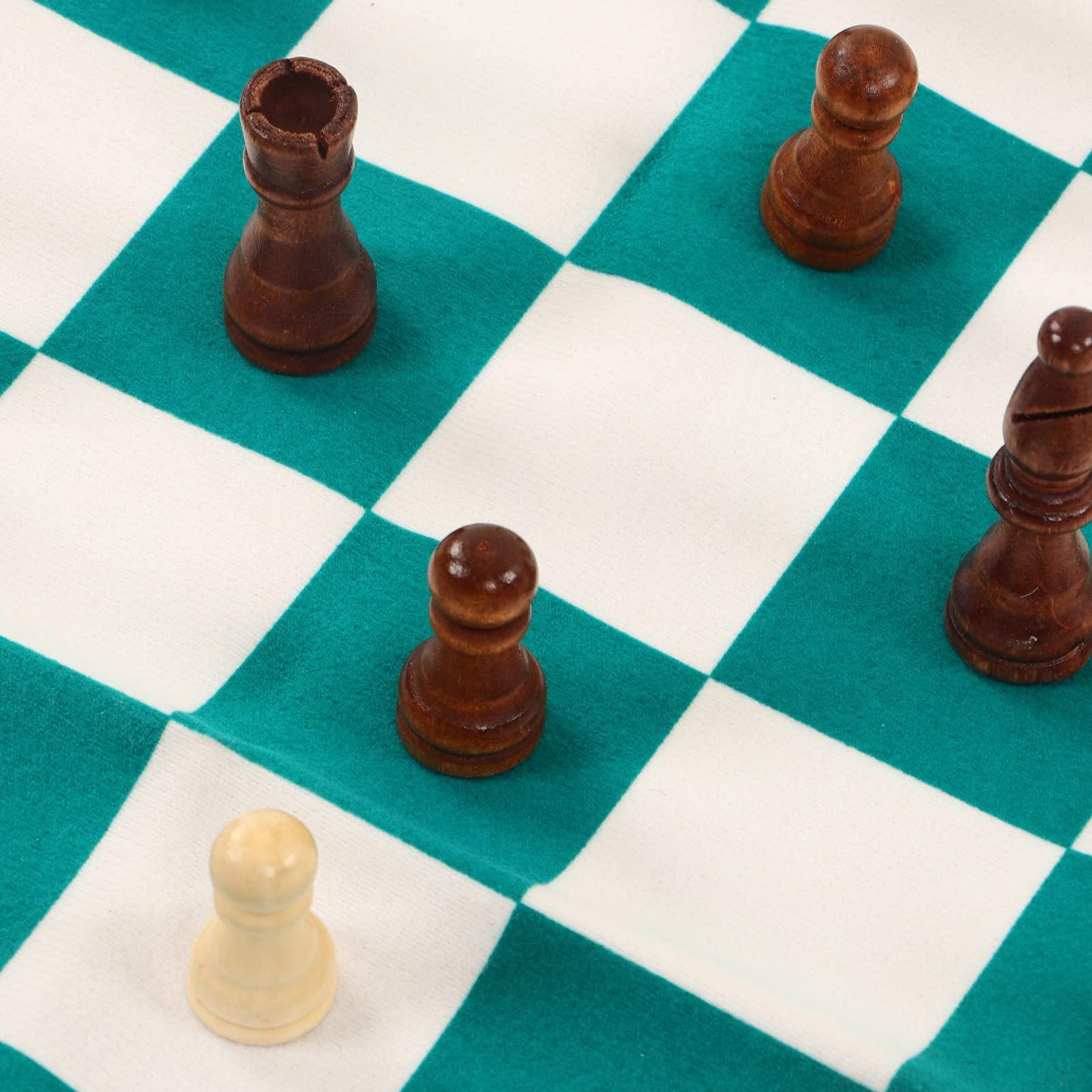 ChengyuWei International Chess Set, Tournament Chess Set, Portable Chess & Checkers Set, Travel Board Games for Adults, Easy to Carry, for Beginner, Chess Board Game Kit