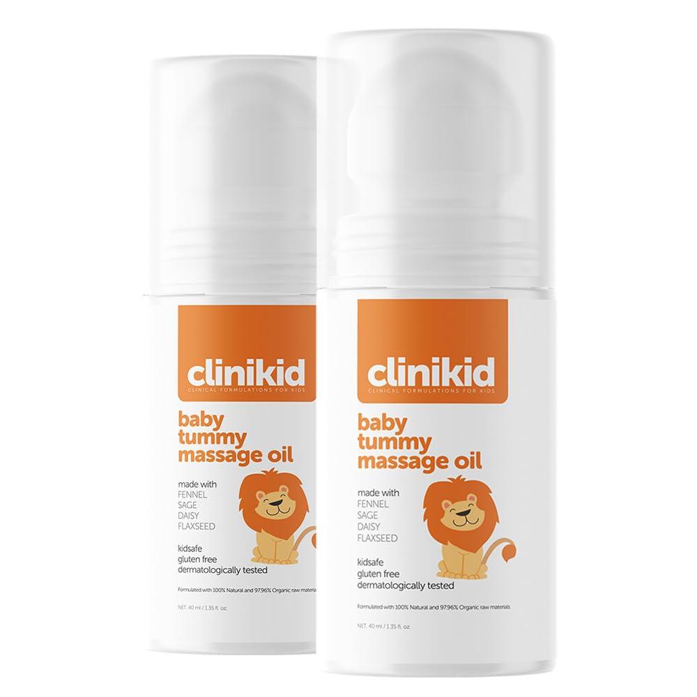Clinikid Clinikid Calming Baby Massage Oil, Soothing and Calming Baby Lotion, Helps Relaxation for Newborn, 2.02 Fl Oz (2)