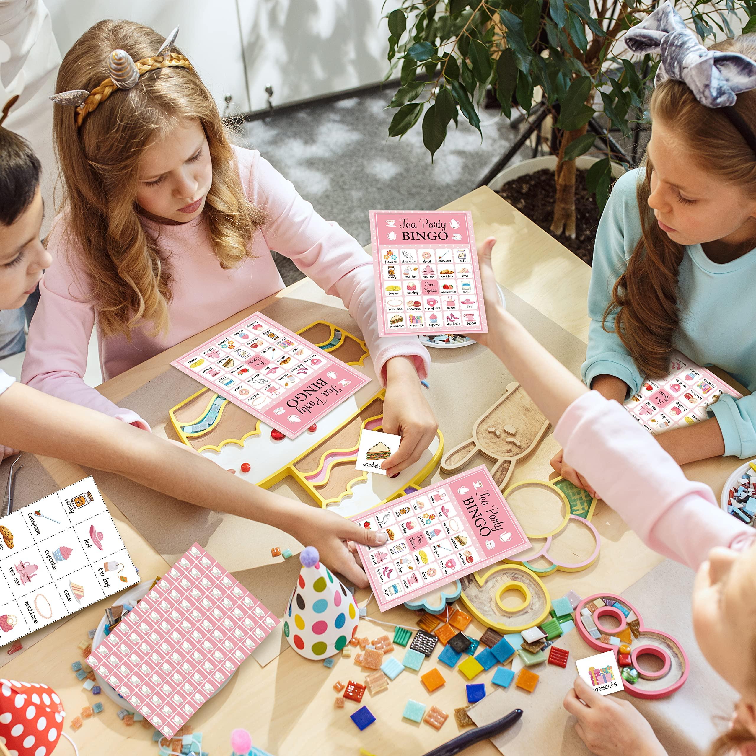 Zodvery Zodvery Tea Party Bingo Cards, Tea Party Activities Bingo Game, School Party, Birthday, Bridal Shower, Garden Tea Party, Family Activities Party, Group Activity - 24 Players/08chahui