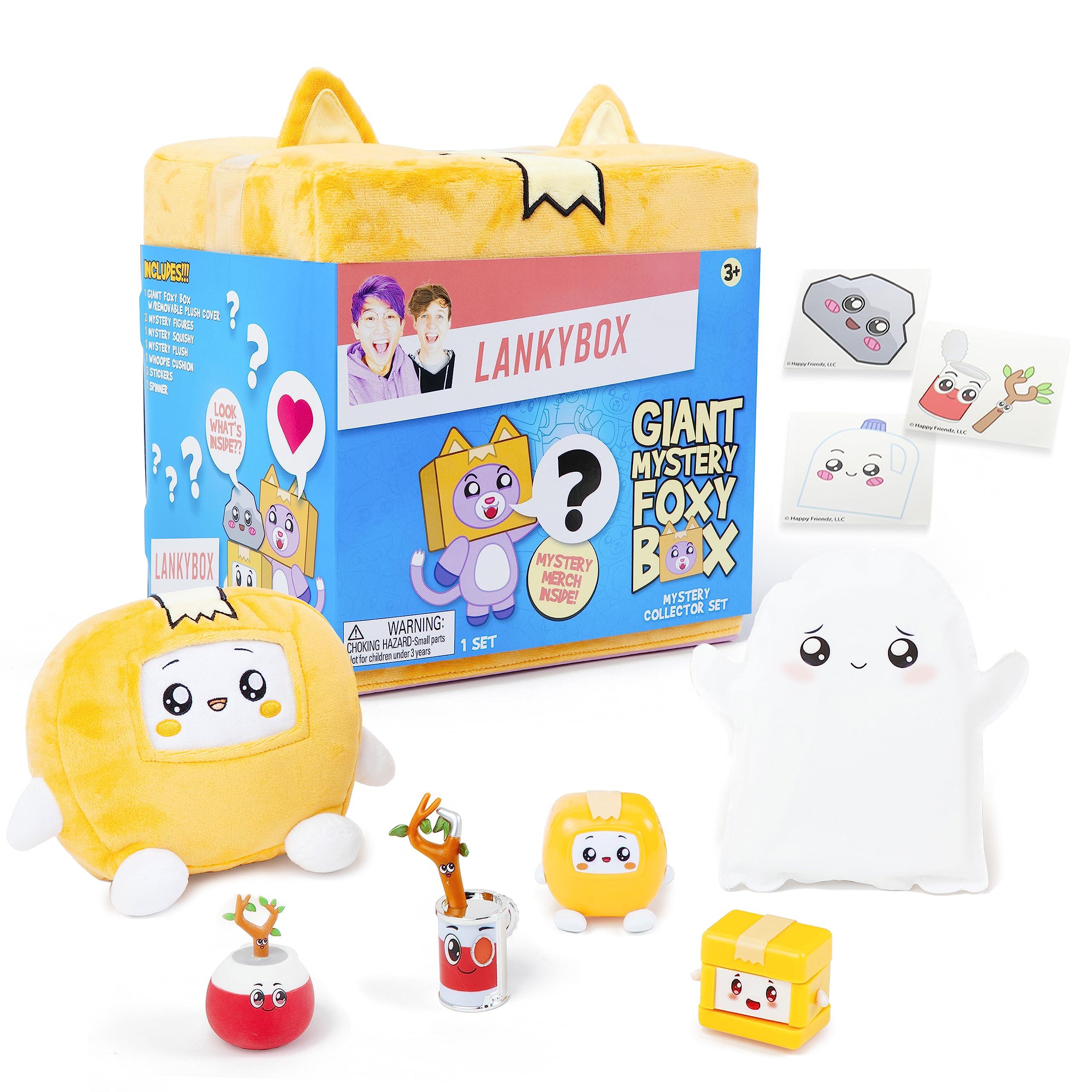 LankyBox LankyBox Giant Foxy Mystery Box Foxy Mystery Box with 10 Exciting Toys to Discover Inside, Officially Licensed Merch